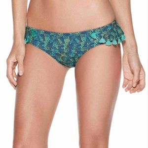 ONDADEMAR MANTIS RUFFLED BIKINI BOTTOM